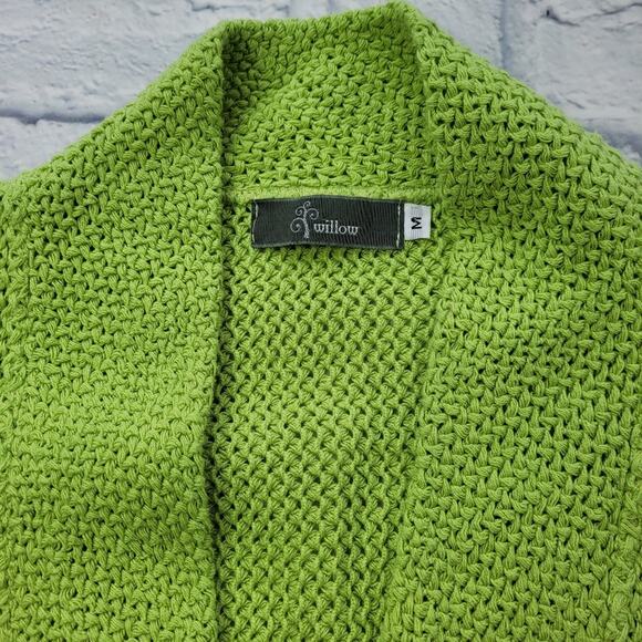 Spring Green Single Button Cardigan by Willow size Medium - Picture 9 of 11